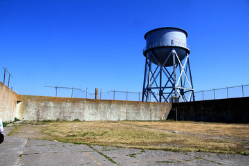 Water Tower at Alcatraz Island Federal Penitentiary