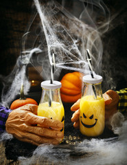 Orange cocktail for Halloween parties