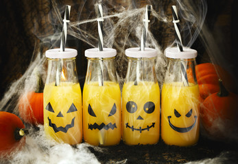 Orange cocktail for fall and halloween parties