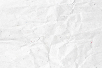 Crumpled white paper texture