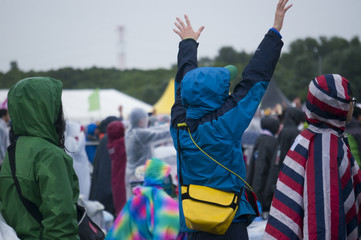 雨のロックフェスティバル