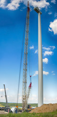 building wind turbines