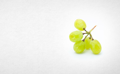 Grapes or green grapes on a background.