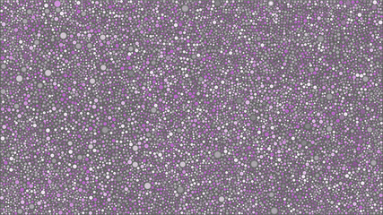 Purple Violet Bubbles Circles on Grey Background