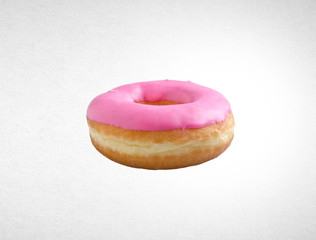 donut or tasty donut on a background.
