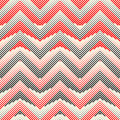 Modern Zigzag Background. Trendy Fabric Pattern