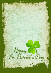 Grunge St. Patrick�s Day Banner Design