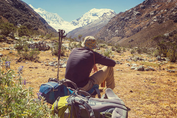 Fototapeta premium Hike in Peru