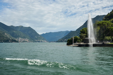 Lake Como in Italy