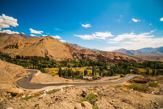 Alchi Monastery view point, Leh Ladakh, India