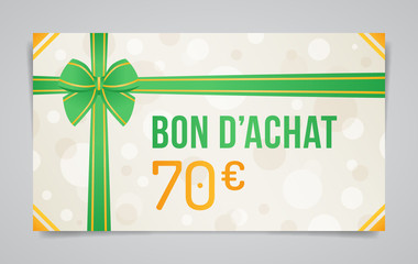 Bon d'Achat - 70 euros