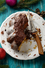 Chocolate christmas cake