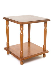 bedside table in studio