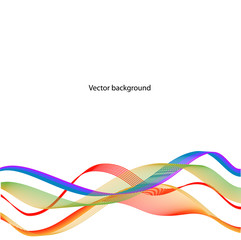 Vector abstract background. Line waves. For business, science, technology design.