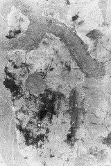 Grunge wall classic background. Monochrome grungy  texture. Black and white old style pattern..