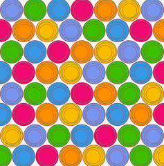 Colorful Circles Background
