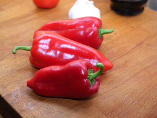 fresh red paprika