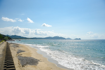 japanese summer beach Itoshima