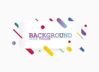 Vector background. Modern design style