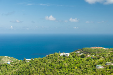 Fototapeta premium Beautiful landscape of the Caribbean Island of Tortola