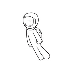 astronaut vector illustration
