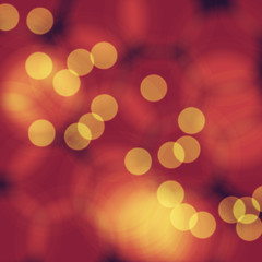 red orange yellow colored bokeh vector design