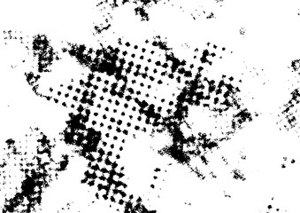 Fototapeta premium Torn ripped abstract black and white overlay layout