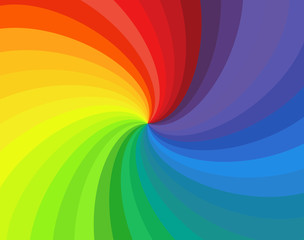 Rainbow Spectrum Background - clip-art vector illustration - 172613805