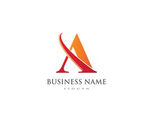 A Letter Logo Business Template Vector icon