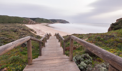 Fototapeta na wymiar Amado Beach, Carrapateira, Algarve