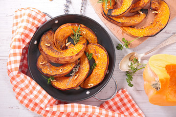 grilled pumpkin slices