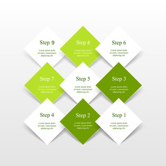 Vector infographic template.