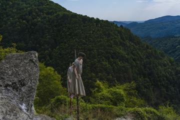 Picture of the Poienari fortress - also called Dracula's Refuge of Capananenii Pamanteni