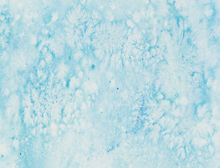 Abstract light blue watercolor background