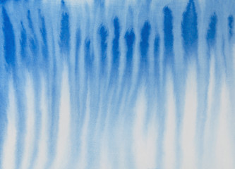 Abstract  blue watercolor background