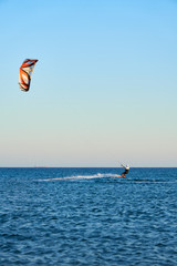 Kitesurfers on prasonisi