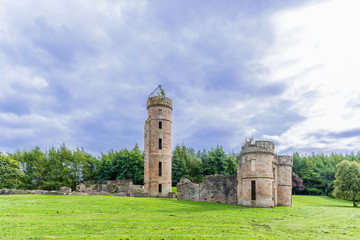 Fototapeta na wymiar Eglinton Castle Ruins Scotland