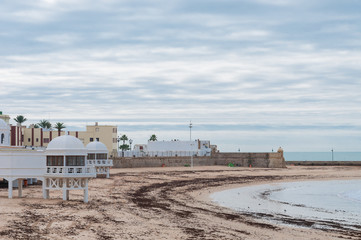 Beach of Cadiz in Spain