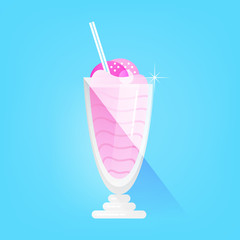 Strawberry milkshake