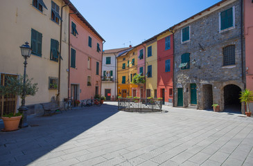 Fototapeta na wymiar Around the streets of Brugnato, La Spezia inland, near the famous 5 Terre, Italy