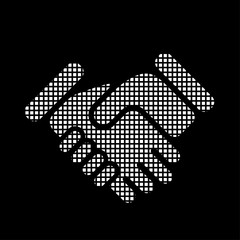 Pixel Icon - Handschlag