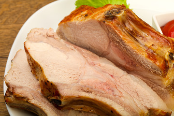 Roasted pork