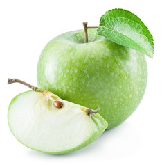 Ripe green apples.