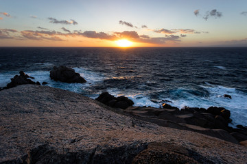 Fototapeta premium Tramonto sulla costa
