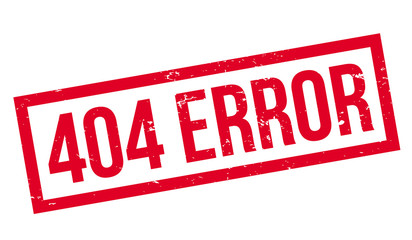 404 Error rubber stamp. Grunge design with dust scratches. Effects can be easily removed for a clean, crisp look. Color is easily changed.