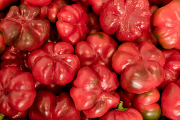 fresh red peppers