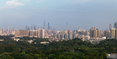 Obraz premium Cityscape of guangzhou china