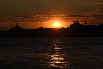 Fototapeta na wymiar View of Istanbul in Turkey