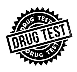 Drug Test rubber stamp. Grunge design with dust scratches. Effects can be easily removed for a clean, crisp look. Color is easily changed.