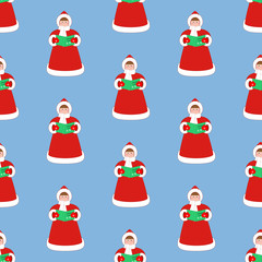 Christmas Carols singer pattern